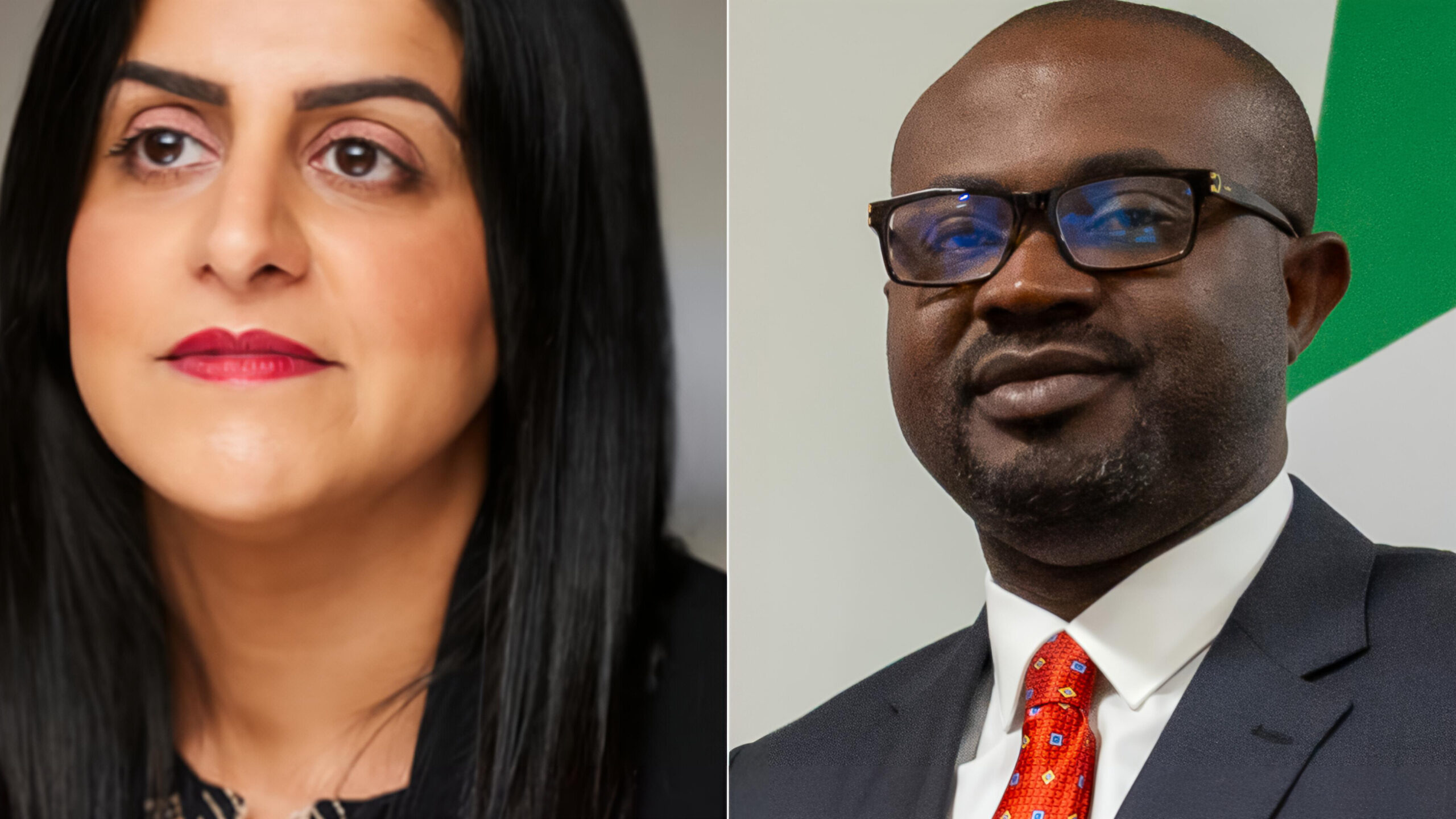 Olubunmi Tunji-Ojo and Shabana Mahmood signing UK–Nigeria deportation agreement